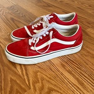 Decent condition red vans